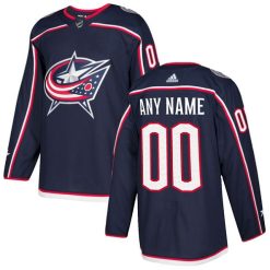 Enfant Maillot Hockey Columbus Blue Jackets Personnalisable Adidas Domicile Bleu marin