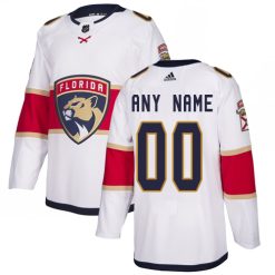 Enfant Maillot Hockey Florida Panthers Personnalisable Adidas Extérieur Blanc
