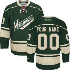 Enfant Maillot Hockey Minnesota Wild Personnalisable Reebok Third Vert