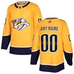 Enfant Maillot Hockey Nashville Predators Personnalisable Adidas Domicile Jaune