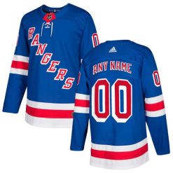 Enfant Maillot Hockey New York Rangers Personnalisable Adidas Domicile Bleu royal