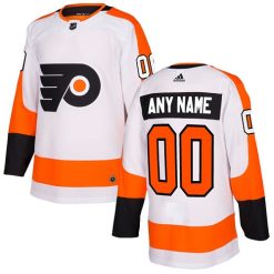 Enfant Maillot Hockey Philadelphia Flyers Personnalisable Adidas Extérieur Blanc