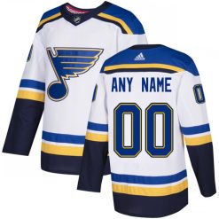 Enfant Maillot Hockey St. Louis Blues Personnalisable Adidas Extérieur Blanc