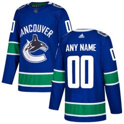 Enfant Maillot Hockey Vancouver Canucks Personnalisable Adidas Domicile Bleu