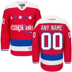 Enfant Maillot Hockey Washington Capitals Personnalisable Reebok Third Rouge