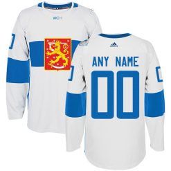 Enfant Team Finland Personnalisable Premier Blanc Domicile 2016 World Cup