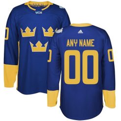 Enfant Team Sweden Personnalisable Premier Bleu royal Extérieur 2016 World Cup