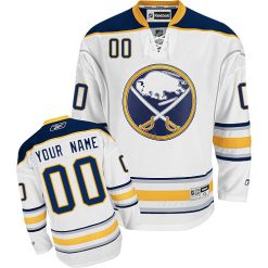 Femme Maillot Hockey Buffalo Sabres Personnalisable Adidas Extérieur Blanc