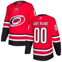 Femme Maillot Hockey Carolina Hurricanes Personnalisable Adidas Domicile Rouge