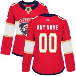 Femme Maillot Hockey Florida Panthers Personnalisable Adidas Domicile Rouge