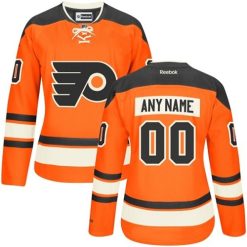 Femme Maillot Hockey Philadelphia Flyers Personnalisable Reebok New Third Orange