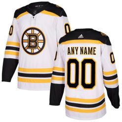Homme Maillot Hockey Boston Bruins Personnalisable Adidas Extérieur Blanc