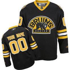 Homme Maillot Hockey Boston Bruins Personnalisable Reebok Third Noir