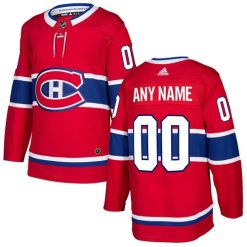 Homme Maillot Hockey Montreal Canadiens Personnalisable Adidas Domicile Rouge