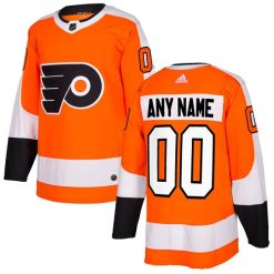 Homme Maillot Hockey Philadelphia Flyers Personnalisable Adidas Domicile Orange