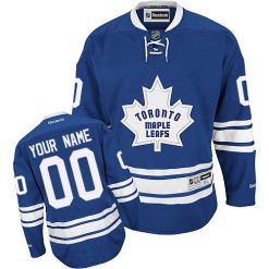 Homme Maillot Hockey Toronto Maple Leafs Personnalisable Reebok New Third Bleu royal