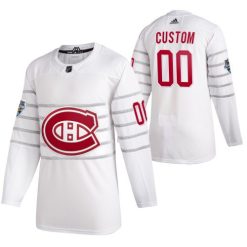 Homme Personnalisable Montreal Canadiens Blanc 2020 Maillot Hockey All Star
