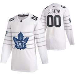 Homme Personnalisable Toronto Maple Leafs Blanc 2020 Maillot Hockey All Star