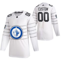 Homme Personnalisable Winnipeg Jets Blanc 2020 Maillot Hockey All Star