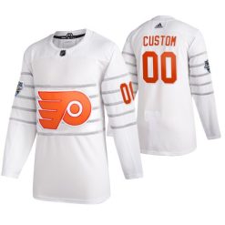 Homme Philadelphia Flyers 00 Personnalisable Blanc 2020 Maillot Hockey All Star