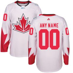 Homme Team Canada Personnalisable Premier Blanc Domicile 2016 World Cup Hockey