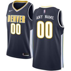 Maillot Basket Denver Nuggets Personnalisé Navy 2020 Icon Edition Sewn - Enfant