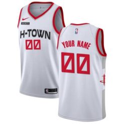Maillot Basket Houston Rockets Personnalisé Blanc - Enfant