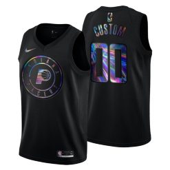 Maillot Basket Indiana Pacers Personnalisé Iridescent HWC Collection Swingman - Enfant