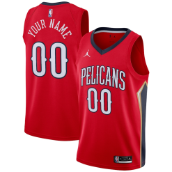 Maillot Basket New Orleans Pelicans Personnalisé 2020 21 Jordan Brand Statement Edition Swingman - Enfant
