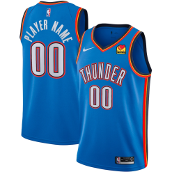 Maillot Basket Oklahoma City Thunder Personnalisé 2020 21  Ico - Enfant