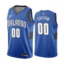 Maillot Basket Orlando Magic Personnalisé Bleu royal 2020 Statement Edition
