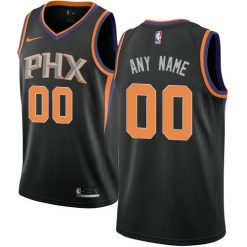 Maillot Basket Phoenix Suns Personnalisé Statement Noir - Enfant