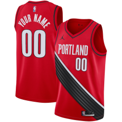 Maillot Basket Portland Trail Blazers Personnalisé 2020 21 Jordan Brand Statement Edition Swingman - Homme