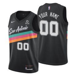 Maillot Basket San Antonio Spurs Personnalisé 2020 21 City Edition Swingman - Homme