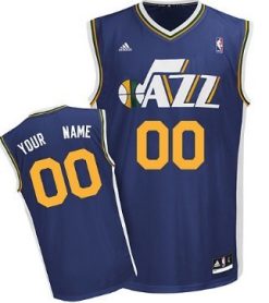 Maillot Basket Utah Jazz Personnalisé Bleu 2020 Stitched - Homme