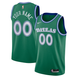 Maillot NBA Dallas Mavericks Personnalisé 2020 21  Hardwood Classics Swingman - Homme