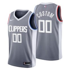 Maillot NBA Los Angeles Clippers Personnalisé 2020 21 Earned Edition Swingman - Enfant