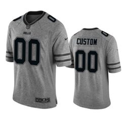 Maillot NFL Buffalo Bills Personnalisé Gris 2020 Limited Football Stitched
