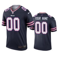 Maillot NFL Buffalo Bills Personnalisé Navy 2020 Legend Football Stitched