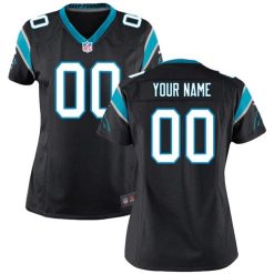 Maillot NFL Carolina Panthers Personnalisé Noir 2020 Game Football Sewn