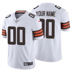 Maillot NFL Cleveland Browns Personnalisé Blanc 2020 Limited Football Stitched