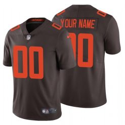 Maillot NFL Cleveland Browns Personnalisé marron 2020 Limited Football Stitched