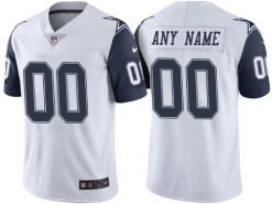 Maillot NFL Dallas Cowboys Personnalisé Blanc 2020 Color Rush Football Stitched