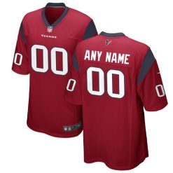 Maillot NFL Houston Texans Alternate Personnalisé Game Rouge