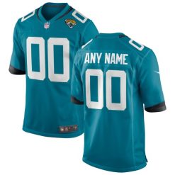 Maillot NFL Jacksonville Jaguars Personnalisé Alternate Game Teal