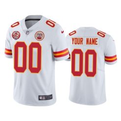 Maillot NFL Kansas City Chiefs Personnalisé Blanc 2020 60th Season Limited