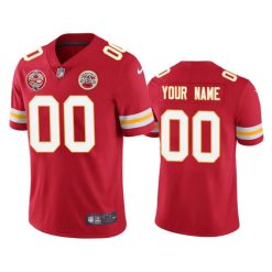 Maillot NFL Kansas City Chiefs Personnalisé Rouge 2020 60th Season Limited Football