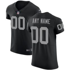 Maillot NFL Las Vegas Raiders Personnalisé Noir 2020 Elite Football