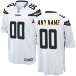 Maillot NFL Los Angeles Chargers Personnalisé Blanc Game 2