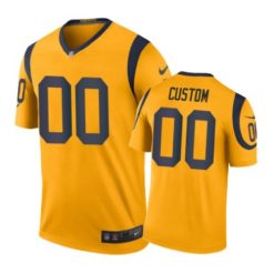 Maillot NFL Los Angeles Rams Personnalisé or Rush Legend